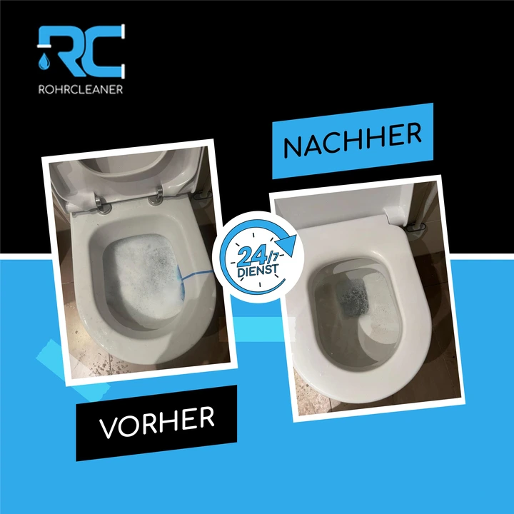 Rohrreinigung verstopfte Toilette